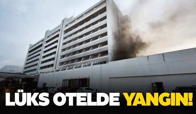 Ege’de lüks otelde yangın! Ekipler müdahale ediliyor!