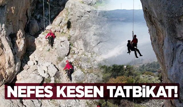 Manisa JAK Timi'nden nefes kesen tatbikat