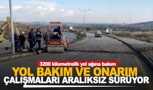 Manisa’da 3200 kilometrelik yol ağında bakım yapıldı