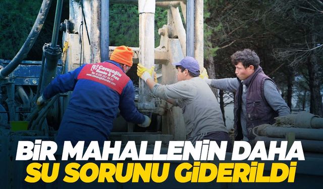 Manisa’da bir mahalle daha kesintisiz içme suyuna kavuşuyor!