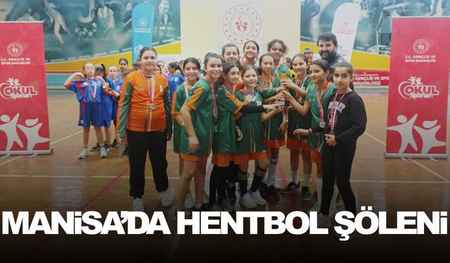 Manisa’da ‘küçükler hentbol’ heyecanı sona erdi