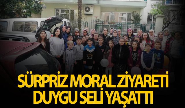 Manisalı minik öğrencilerden Zeynep öğretmene anlamlı ziyaret