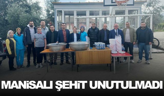 Manisalı şehit, isminin verildiği okulda anıldı