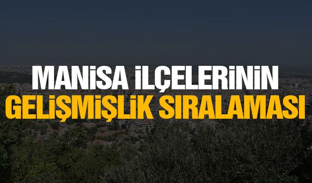 Manisa'nın en gelişmiş ilçesi hangisidir?