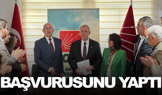 Mansur Yavaş aday adaylığı başvurusunu yaptı