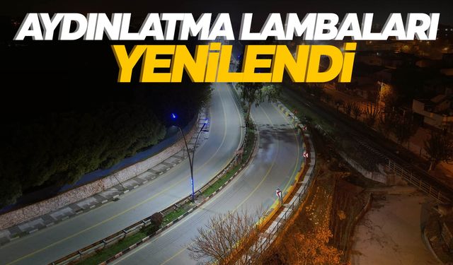 Mehmetçik Caddesi aydınlatmalarıyla yenilendi