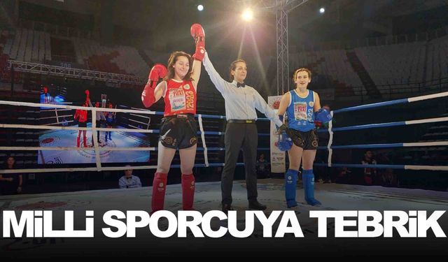 Başkan Çelik’ten milli sporcuya tebrik