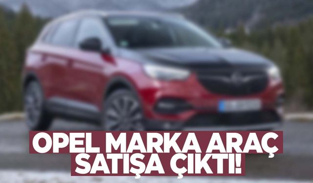 2013 model Opel marka otomobil satışa çıktı