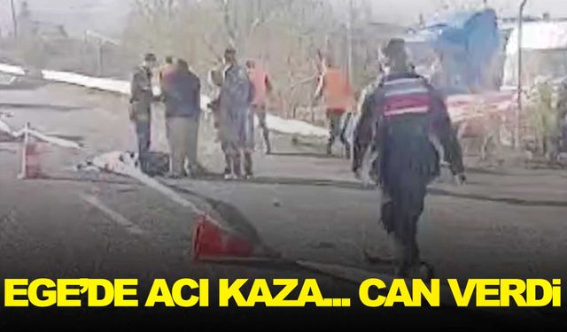 Ege’de acı kaza… Otomobilin çarptığı yaya hayatını kaybetti