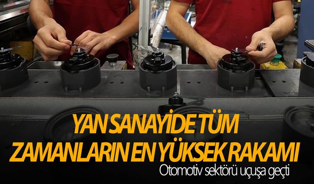 Otomotiv yan sanayi ihracatı en yüksek rakamına ulaştı