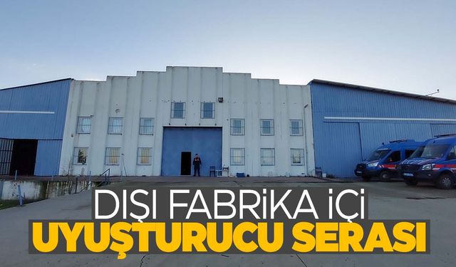 Pes dedirten olay! Dışarıdan bakınca fabrika, içeriye girince uyuşturucu serası!