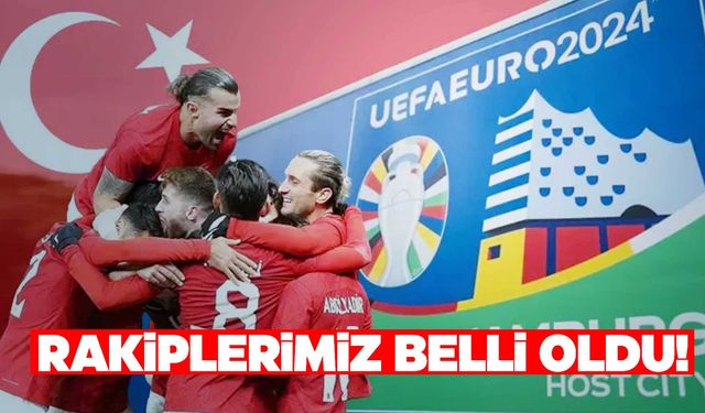 Türkiye'nin EURO 2024'teki rakipleri belli oldu