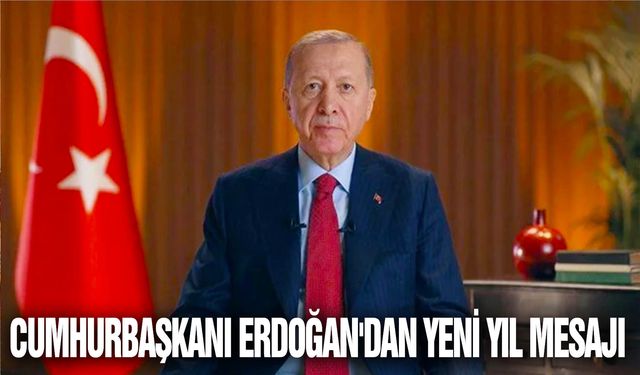 Cumhurbaşkanı Erdoğan'dan yeni yıl mesajı