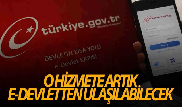 Taşıtı olanlar o hizmete e-Devlet'ten de ulaşılabilecek