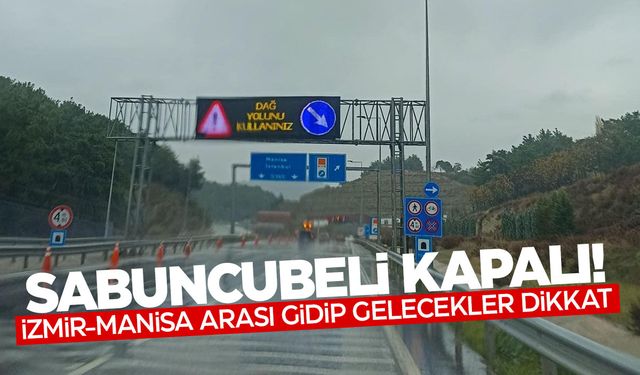 Sabuncubeli Tünelleri trafiğe kapatıldı... Açılacağı saat belli oldu!