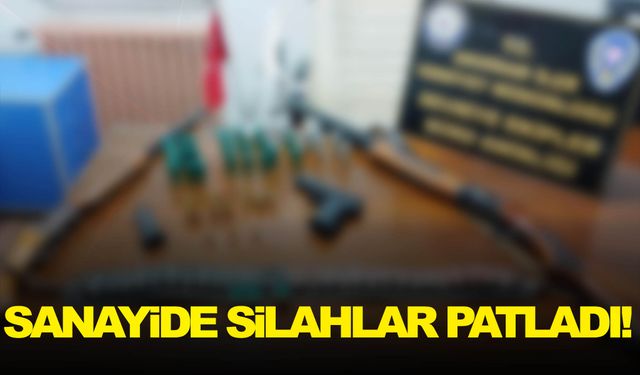 Manisa’da silah sesleri… Sanayide silahlar patladı!