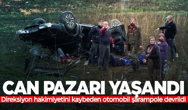 Sarıgöl’de trafik kazası... Çok sayıda yaralı var!