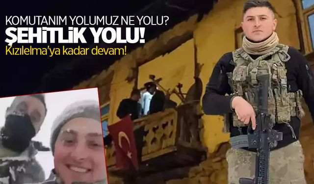 Şehit Yasin Karaca'nın çektiği video ortaya çıktı