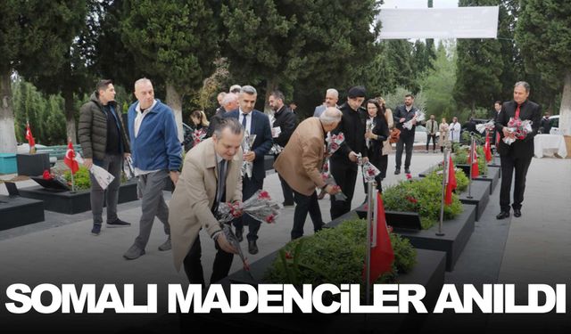 Somalı madenciler anıldı