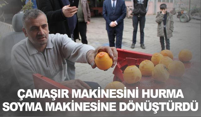 Tamircinin ellerinde dönüşen makine 20 kişiye bedel