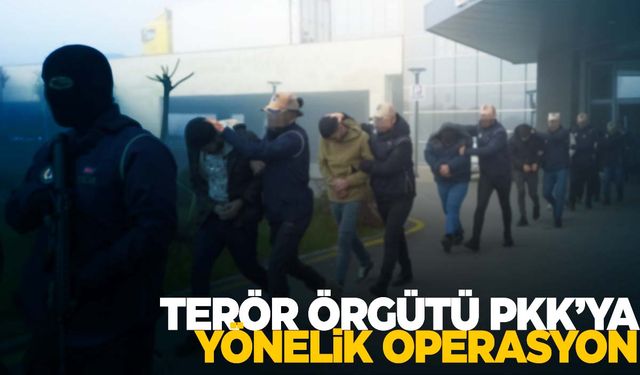 Manisa'da terör örgütü PKK'ya yönelik operasyon: 6 tutuklama