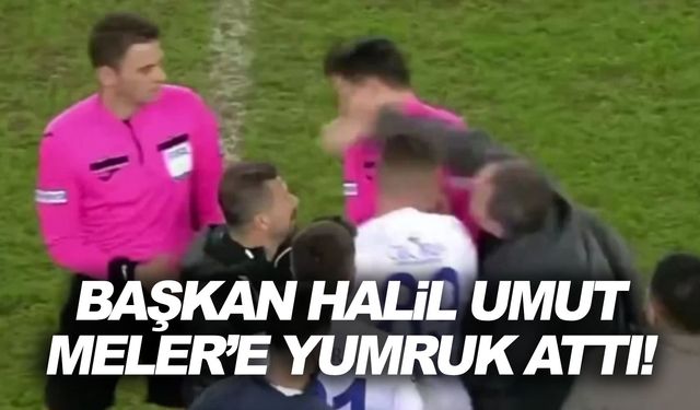 Halil Umut Meler'e yumruklu saldırı