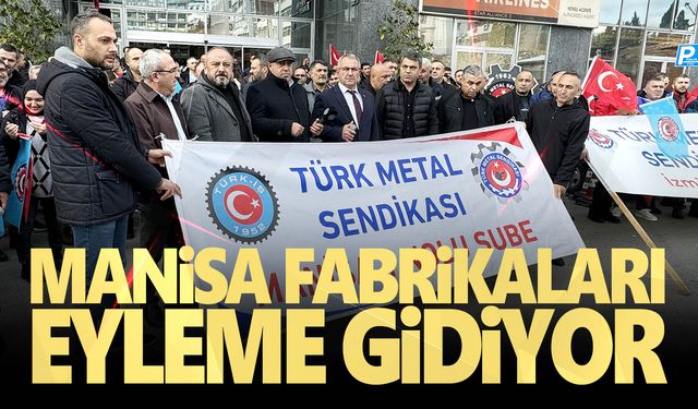 Türk Metal Sendikası üyeleri MESS önüne siyah çelenk bıraktı