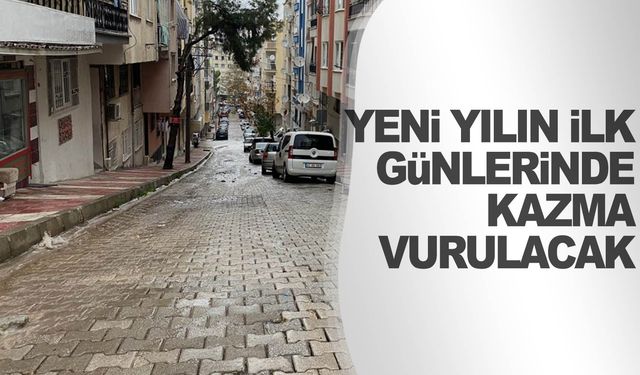 Ulutepe Caddesinin sorunları yeni yılda çözüme kavuşacak