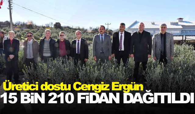 Üreticinin fidanları Büyükşehir’den