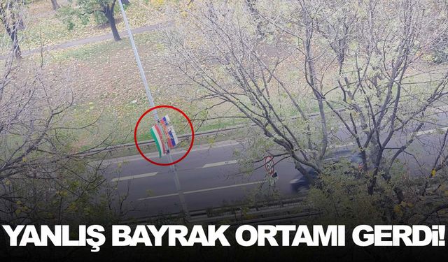 İki ülke arasında bayrak krizi! Yanlış bayrak ortamı gerdi!