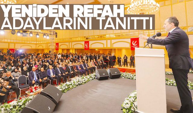 Yeniden Refah Partisi belediye başkan adaylarını tanıttı… İşte Manisa adayları!