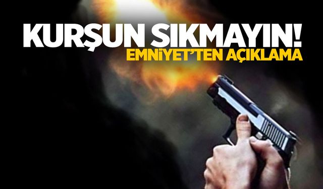 Salihli Emniyet’ten yılbaşı uyarısı: "Sıkmayın"