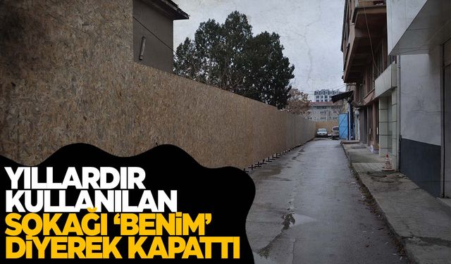 O ilde akılalmaz olay! Sokağı ‘benim’ diyerek kapattı… Görenler şaşkına döndü