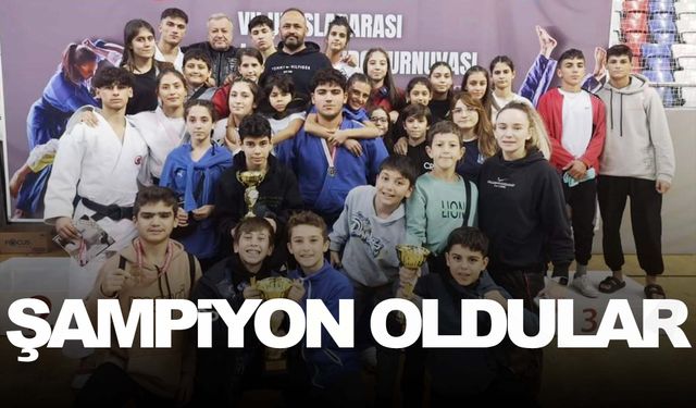 Yunusemreli judocular Zonguldak'ta şampiyon oldu