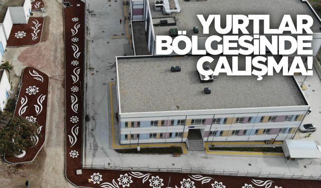 Yurtlar bölgesinde çalışma