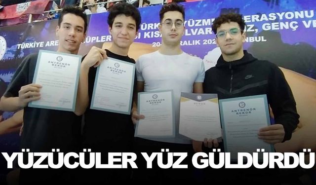 Manisa BBSK’lı yüzücülerden başarılı performans