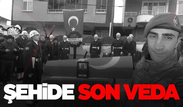 2 gün önce şehit olmuştu… Şehit Samet Aslan son yolculuğuna uğurlandı