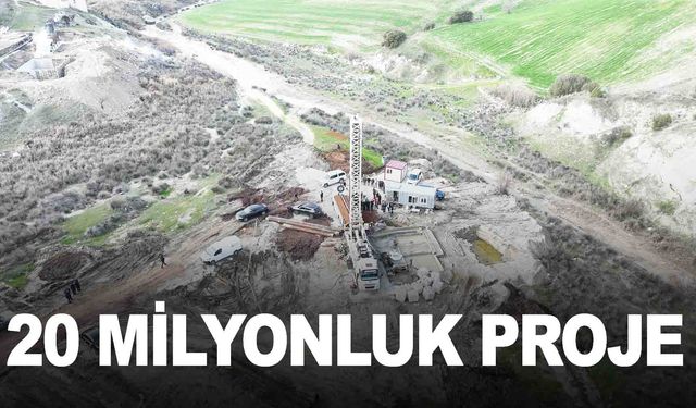 Manisa'nın ilçesinde 20 milyonluk proje açıldı!