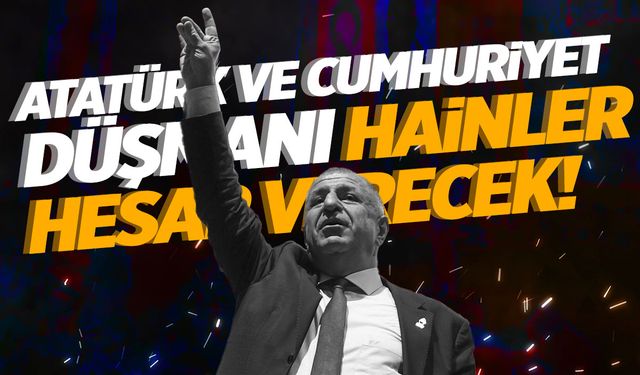 “2024 yılı 4000 yıllık Türk tarihinin zor yıllarından birisi olacak” dedi ve ekledi: Hainler hesap verecek!