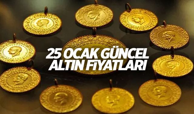 25 Ocak güncel altın fiyatları! Manisa, Salihli, Akhisar...