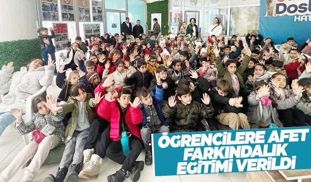 Büyükşehir’den 200 öğrenciye afet farkındalık eğitimi