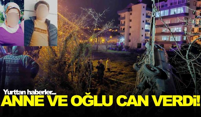 Kahreden kaza… Anne ve oğlu can verdi!