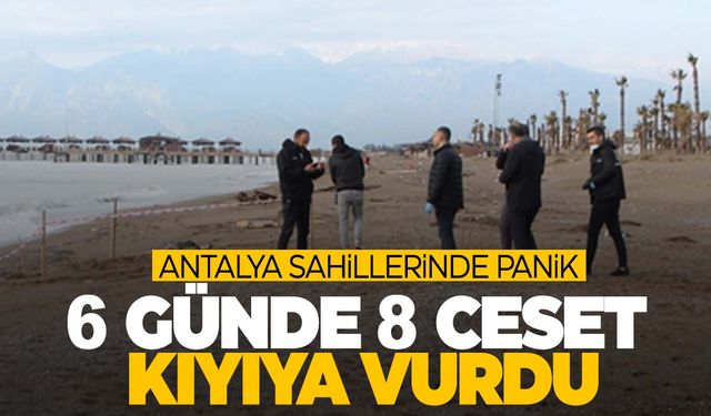 Antalya sahili mezarlığa döndü! 2 ceset daha bulundu!