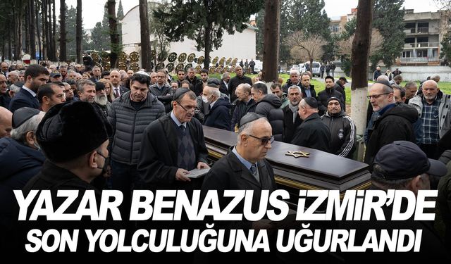 Atatürk fotoğrafları koleksiyonuyla tanınan yazar Benazus İzmir'de son yolculuğuna uğurlandı