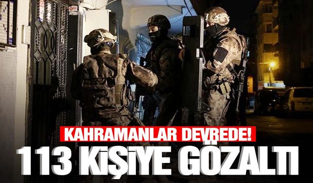 Bakan Yerlikaya açıkladı… 32 ilde terör operasyonu!