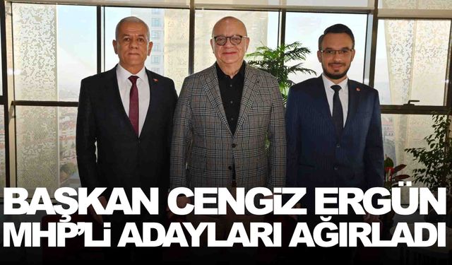 Başkan Ergün MHP Alaşehir ve Turgutlu adaylarını ağırladı