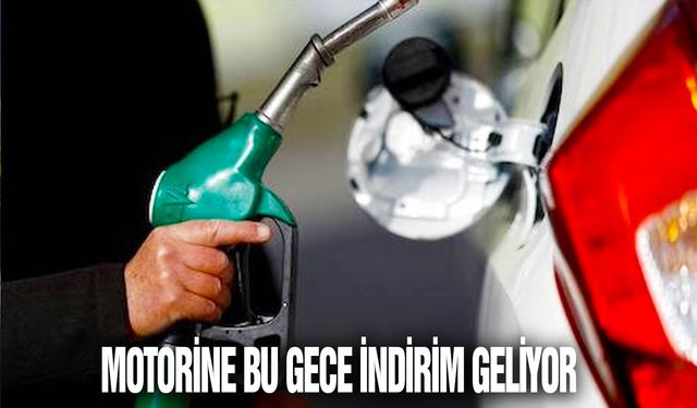 Motorine bu gece indirim geliyor