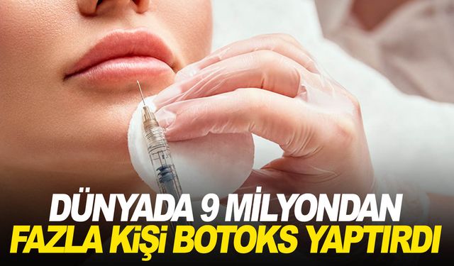 Botoks uygulamasının yüzde 16'sını erkekler oluşturdu