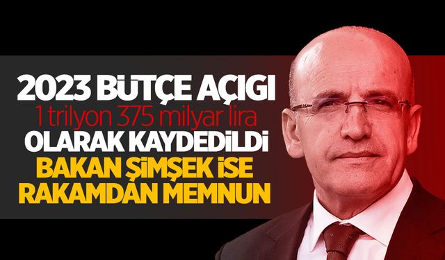 Bütçe açığı 1 trilyon 375 milyar lira oldu!