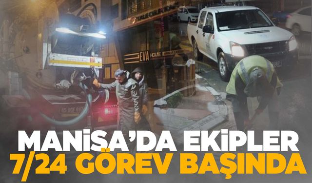 Büyükşehir ve MASKİ yağış boyunca sahada!